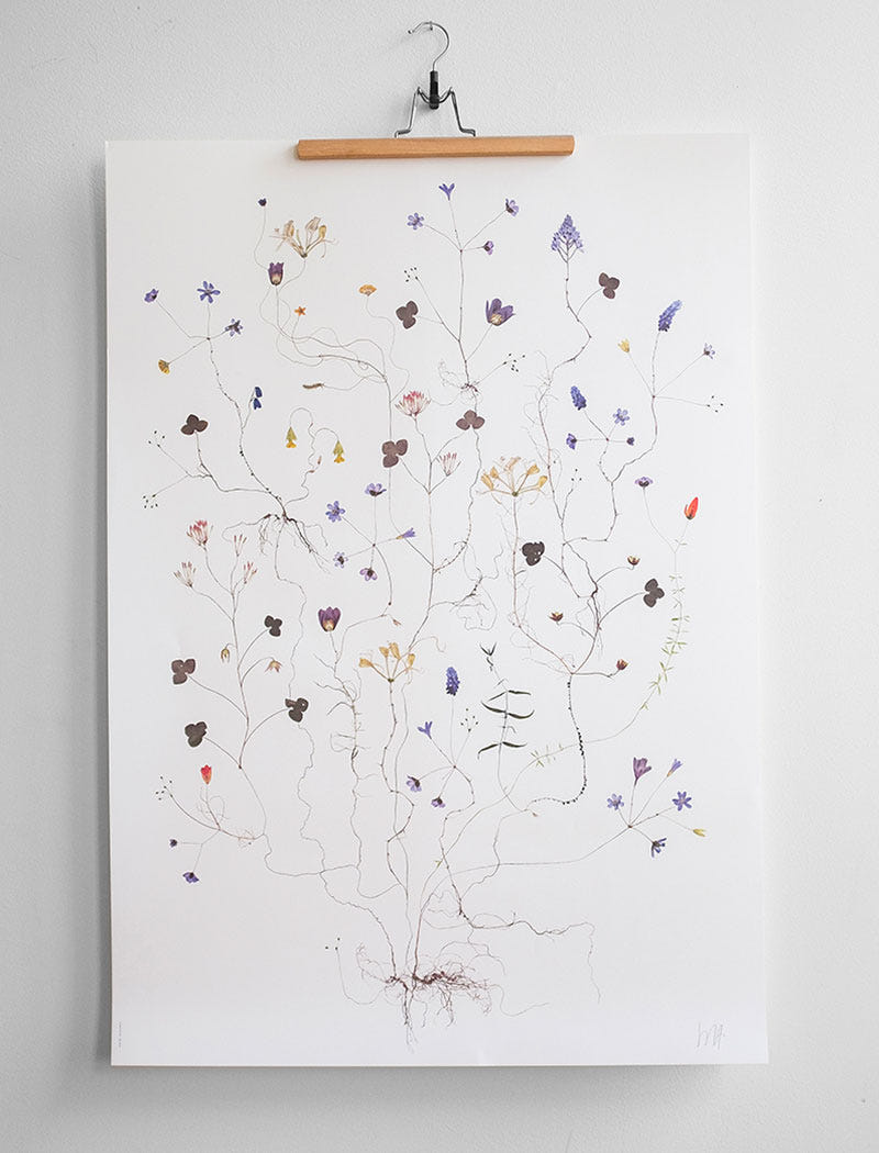 SWEDISH SPRING POSTER - 70x100 cm