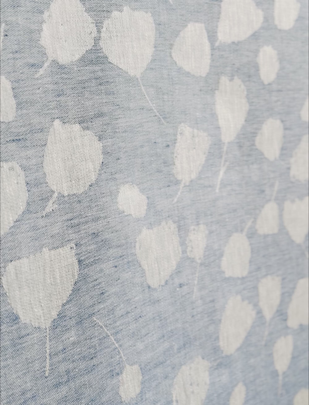 BOUQUET LEINENSTOFF, BLAU