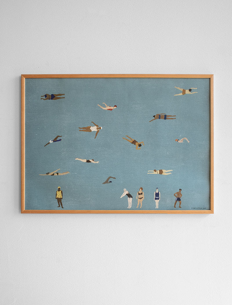 SWIMMERS POSTER - 50x70 cm