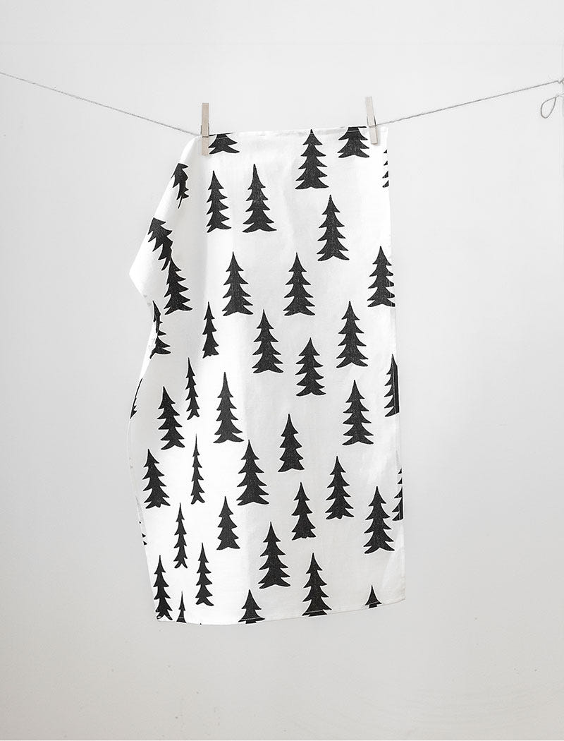 GRAN TEA TOWEL, BLACK